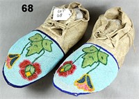 BEADED FLORAL MOCCASINS