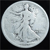 1917 Walking Liberty Half Dollar