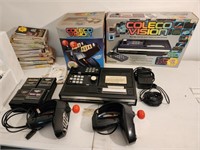 Vintage Coleco Vision Gaming System w/ Games