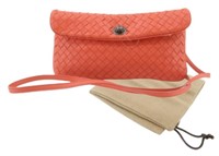 Bottega Veneta Coral Intrecciatio Shoulder Bag