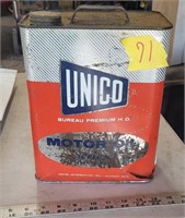Unico Motor Oil can
