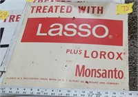 Vintage Monsanto/Lasso sign