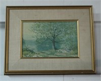 Framed Keirstead print "Spring Halliburton"