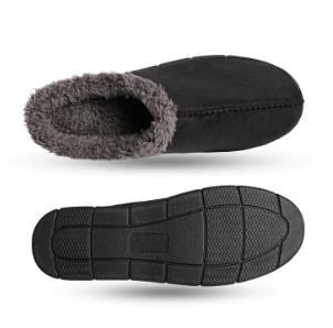 Wembley Men's Sherpa Slippers Size: L Black $30