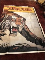 Clyde Beatty Cole Bros. Circus Vintage Poster