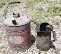 Galvanized Gas & Oil Cans