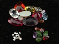 Assorted Gem Stones, Jade, Czs for Jewelry Making