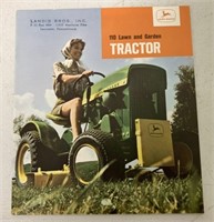 John Deere 110 Lawn & Garden Tractor Booklet