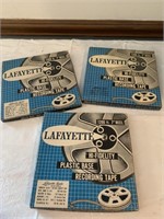 Lafayette 1200 ft 7” Hi-fidelity reel vintage lot