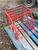 RED METAL STAIRCASE