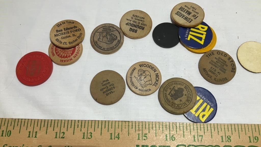 Advertising Wooden Nickels