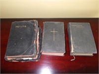 3 Old Bibles 1932, 1936 & 1937