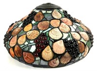 Stained Glass & Sea Shell Lamp Shade