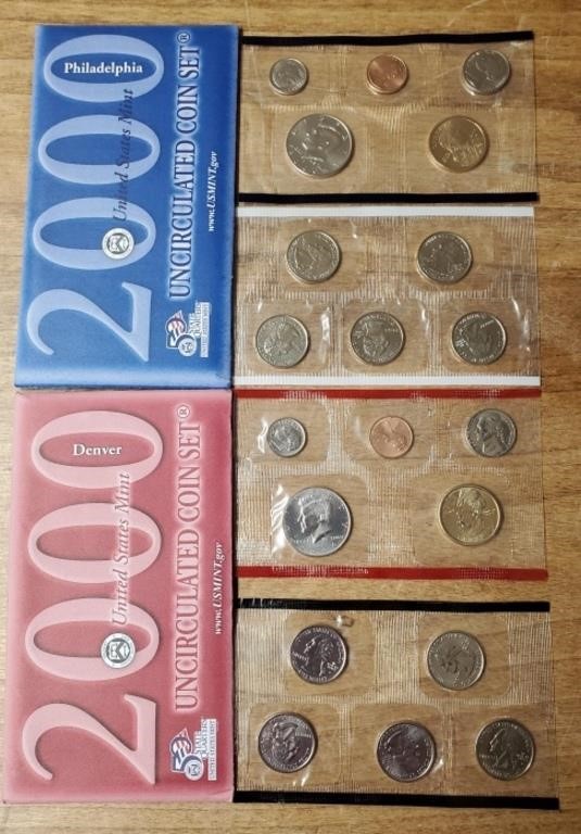 (2) U.S. Mint Sets w/State Quarters