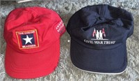 (2) Hats:  American Battlefield Trust & Civil