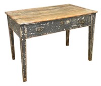 RUSTIC SPANISH DISTRESSED FINISH WORK TABLE