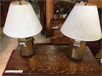 PAIR OF LAMPS W/SHADES