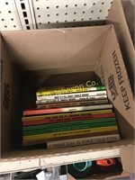 BOX OF VINTAGE CHARLIE BROWN BOOKS