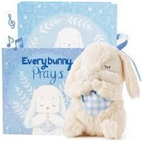 Every Bunny Prays Plush Bunny Blue Box Gift A7