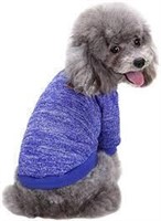 Jecikelon Classic Pet Dog Clothes, Blue Sz L A7