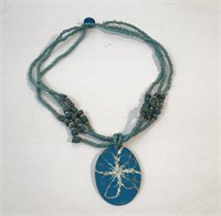 Turquoise Native American necklace