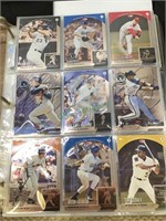 Sports cards, binder full of MLB trading cards