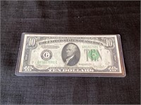 1934 C US $10 Federal Reserve Note