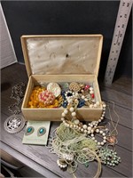 Costume jewelry with box
