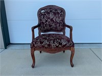 Very nice side chair with upholstery back & seat