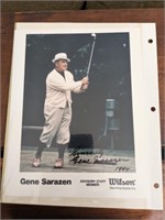 GENE SARAZEN AUTOGRAPHED PHOTO