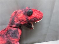 Jurassic World Black Red T Rex Plush 16"