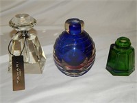 Tahari Perfume Murano Sommerso Bottles