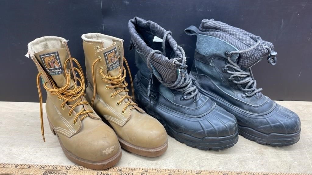 Kodiak Work Boots (?) & Winter Boots (10)