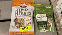 Maca Powder & Shelled Hemp Seeds