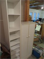 White Cabinet & Shelf
