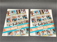 Lot of 2 Miami Dolphins 1984 Collector Yearbooks