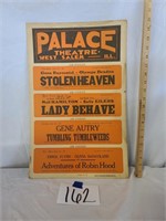 Palace Theater West Salem, IL Movie Advertising
