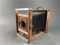Antique Burke & James 5x7 Camera & Tripod
