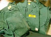 3 Green Coveralls, All Size 18