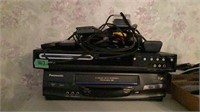 Magnavox DVD Player, Panasonic VCR Player