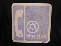 NOS Illinois Bell Telephone aluminum 2 sided