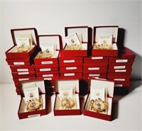 36 Hummel Gold Christmas Ornaments