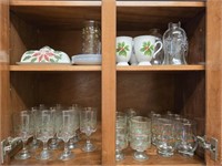 Estate lot of glassware