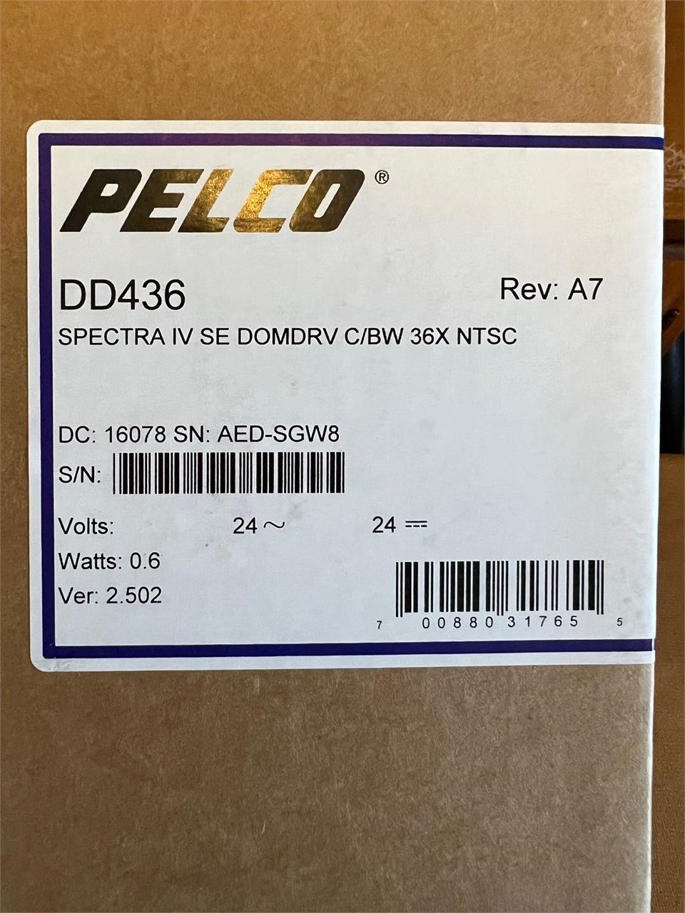 PELCO SPECTRA IV SE/SL SERIES - NEW