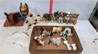 Flat of Dog Figurines