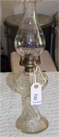 CLEAR GLASS OIL LAMP