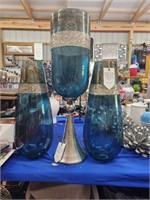 Blue Vase set Wedding Centerpieces
