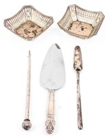 Antique Lot of Sterling Silver Spoon, Bowls +