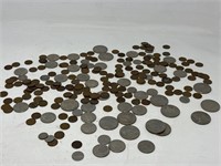 Assortment of coins