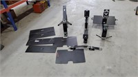 (3) Sit/Stand Monitor/Keyboard Desk Tops